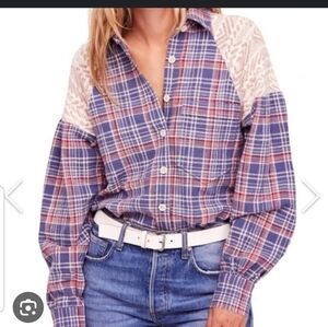 Free People buttondown shirt